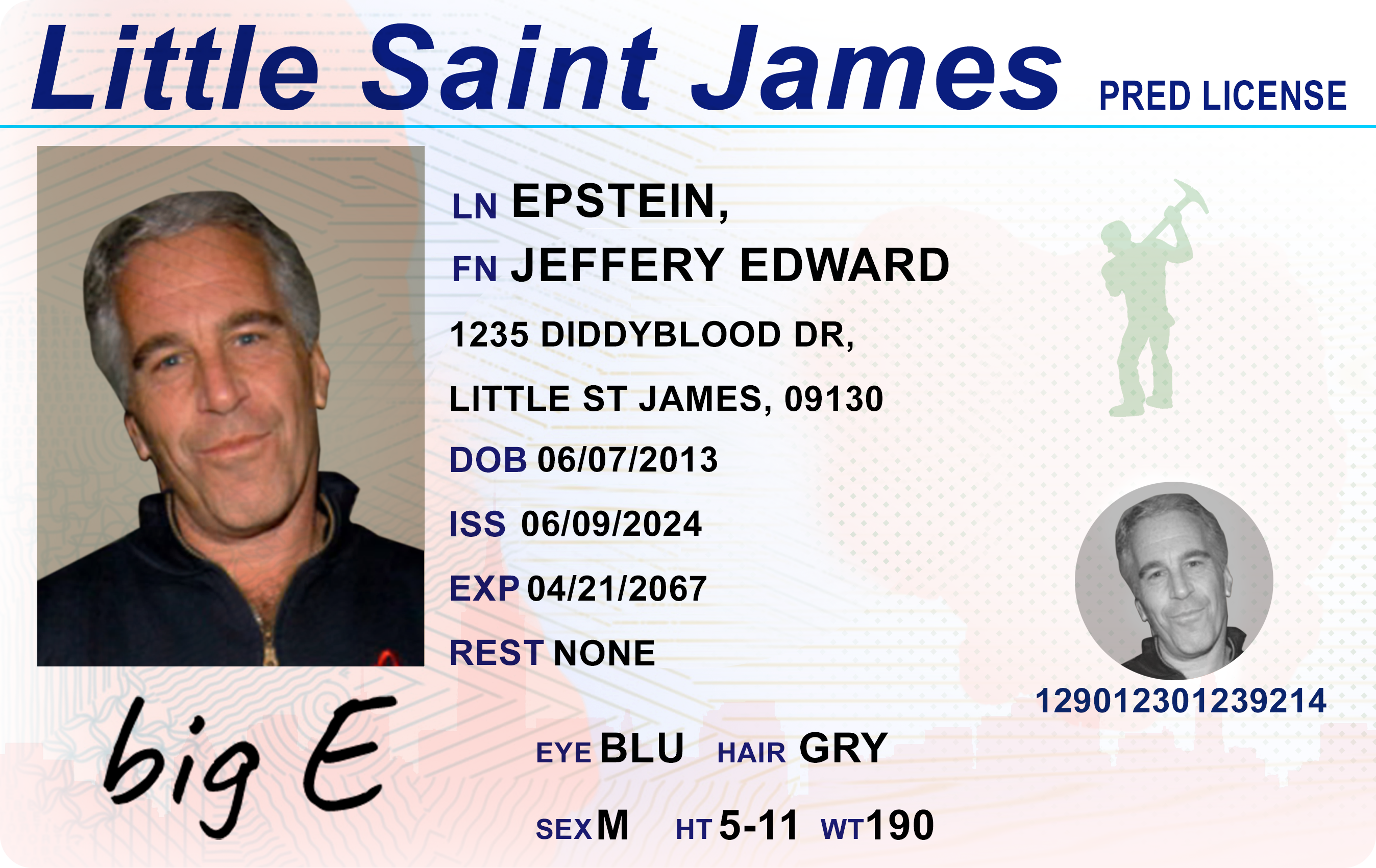 Jeffrey Epstein ID