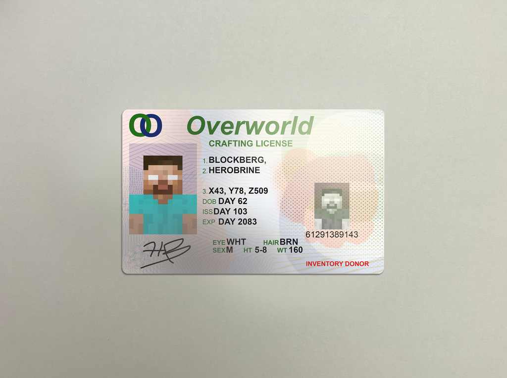 Herobrine Crafting License